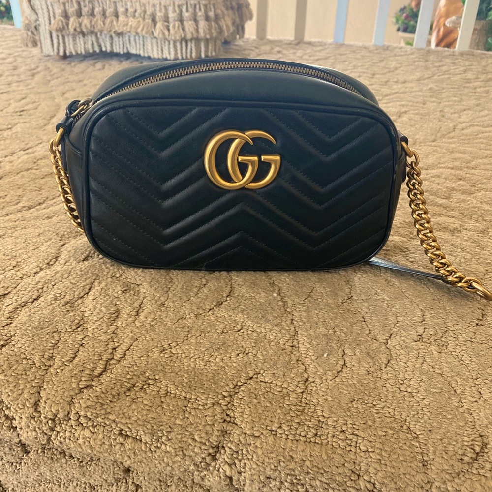 Gucci Marmont matelassé small shoulder bag